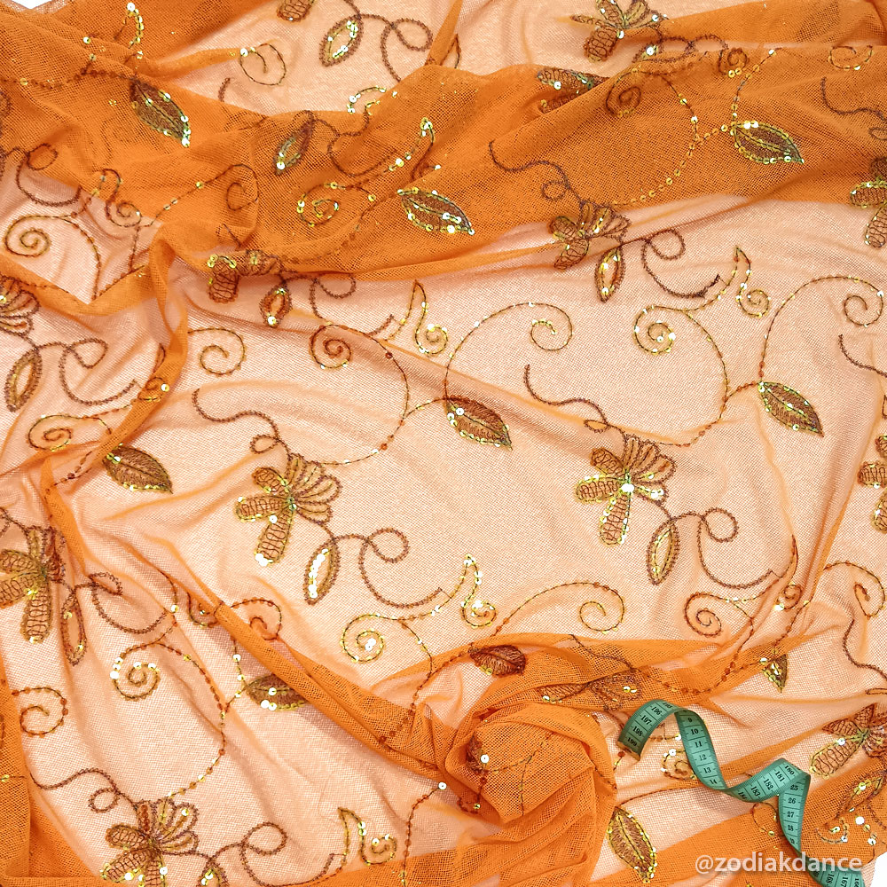 New Embroidery stretch lace Flo Mango